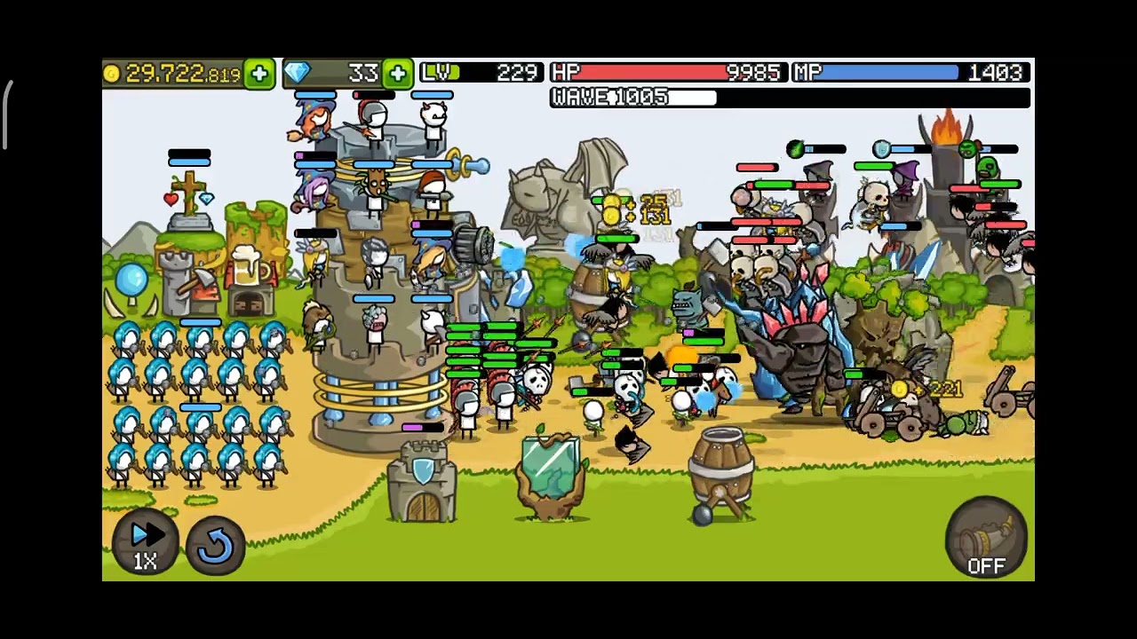 Grow Castle Tower Defense Level 229 YouTube