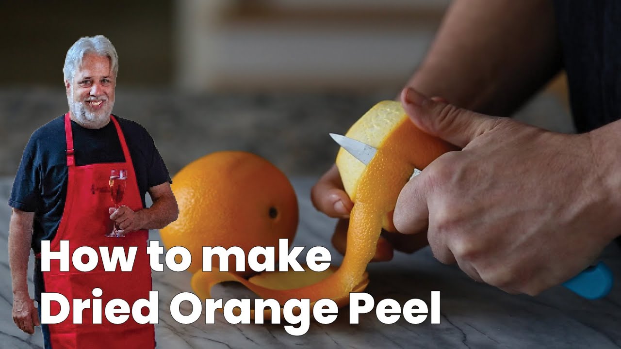 How to Make Dried Orange Peel YouTube