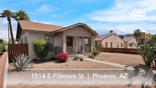 SOLD: 1514 E Fillmore St  |  Phoenix, AZ 85006