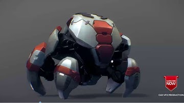 Robot model animation Model 3D