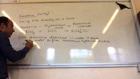 Ammonia and ionic equations for neutralisation from www.ChemistryTuition.Net