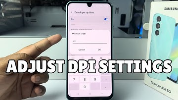 Galaxy A16: DPI-instellingen aanpassen Samsung