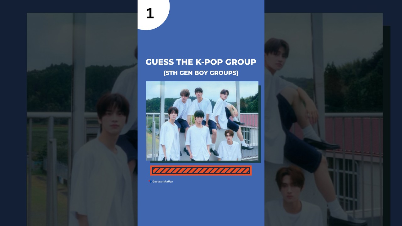 Guess THESE 5th gen KPOP BOY GROUPS👀🔥| 