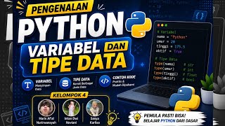 Pengenalan Python, Variabel dan Tipe data | PEMROGRAMAN BERORIENTASI OBJEK LANJUT 
