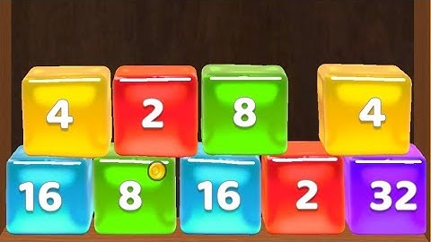 Jelly Cubes Merge 2048 Game