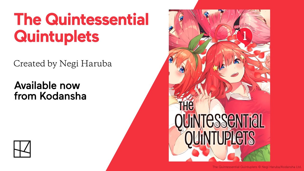 The Quintessential Quintuplets Part 1 Manga by Haruba, Negi