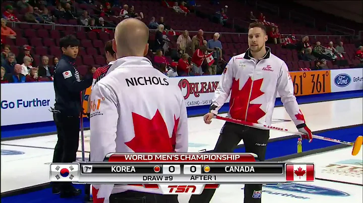 Gushue (CAN) vs. Kim (KOR) - 2018 World Men's Curl...