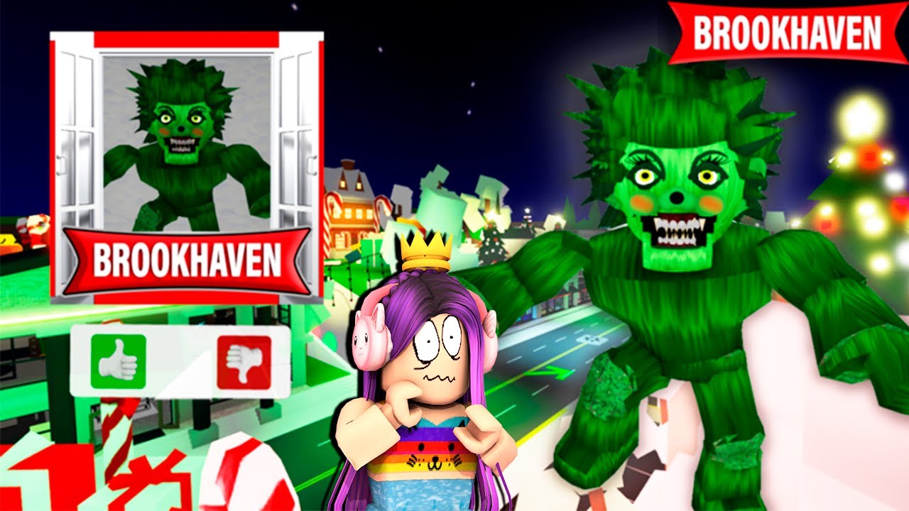 O CRINCH MALVADO INVADIU O BROOKHAVEN😱 ( Historinha Roblox) 