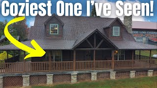 The Inside Of This 1700 Sqft Modular Log Home Will Stun You!