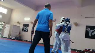 Sudhir 🔵 vs Harman 🔴 Friendly Match Taekwondo||Sai Lucknow||