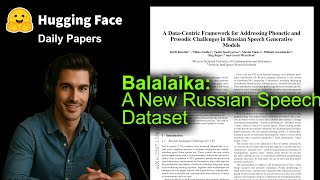 Balalaika: A New Russian Speech Dataset