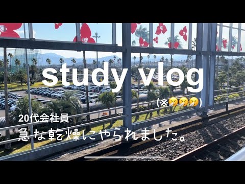 #15[社会人vlog]20代会社員の平日vlog,飛行機✈️,勉強,読書📚