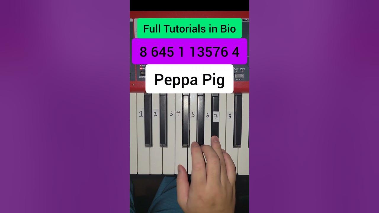 Peppa Pig Theme (Easy Piano Tuto)