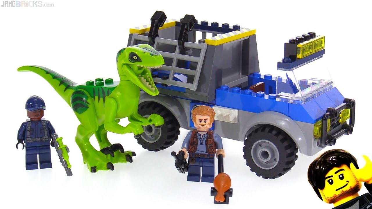 jurassic world lego truck