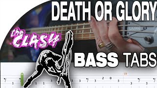 The Clash - Death or Glory | Bass Cover With Tabs in the Video chords