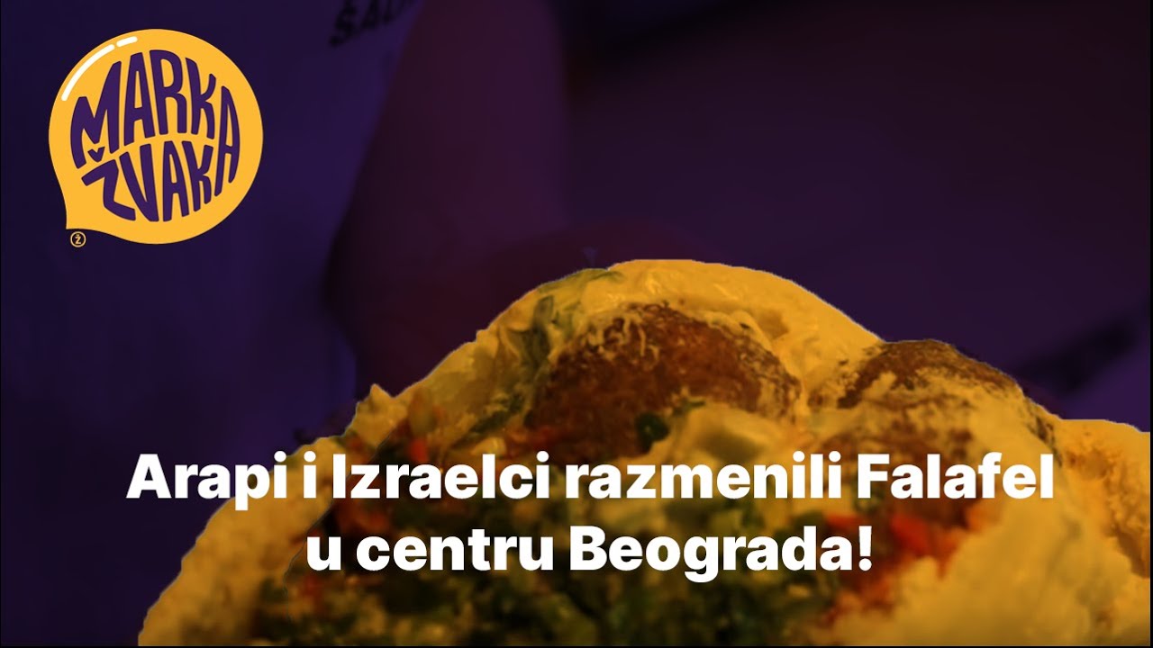Marka vaka   Arapi i Izaraelci razmenili Falafel u centru Beograda