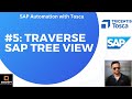 Sap gui automation tosca 20232  lesson 5  navigate sap treeview  sap engine  sap menu 