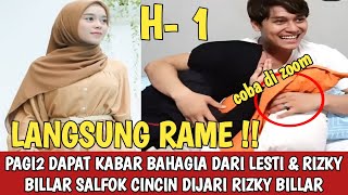 langsung rame Pagi2 dapat kabar bahagia dari Lesti & Rizky Billar salfok cincin lamaran rizkybillar