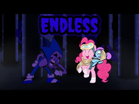 Fnf Vs Sonic exe Old Endless But Majin sonic Vs Dust Till Dawn Pinkie Pie Sings it