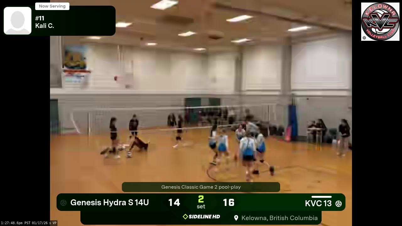 KVC 13 vs. Genesis Hydra S 14U (2026.01.17)