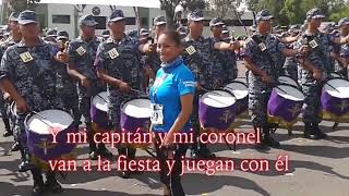 Marcha #33 &quot;El torito&quot;. (Con letra). Banda de Guerra del Ejercito mexicano.
