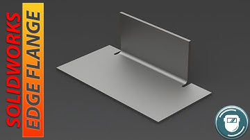 SOLIDWORKS FEATURE IN 3 MINUTES // EDGE FLANGE