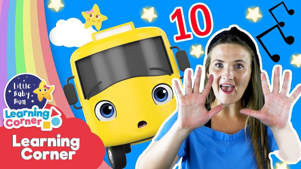 ⁣Counting 1-10 | Learn to Count | Learning Corner! | ABC 123 Moonbug Kids | Fun Cartoons | Rhymes