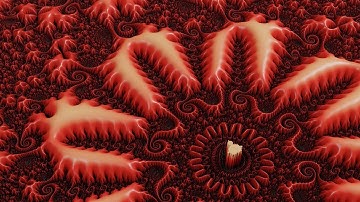 Red brot - Mandelbrot landscape