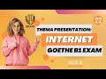 Thema Presentation Internet Goethe B1 Exam German With Nilufa Part 22