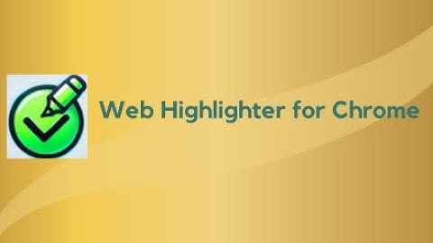 Web Highlighter for Chrome Demo