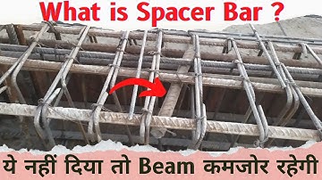 What is Spacer Bar in Beam | Pin in Beam | Why we Provide Spacer Bar in Beam | Infra Skill Hub