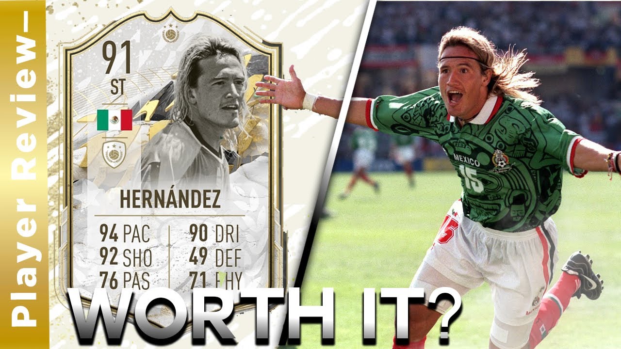 EL MATADOR!! 91 Rated Prime ICON Moments LUIS HERNANDEZ Player Review! FIFA 22