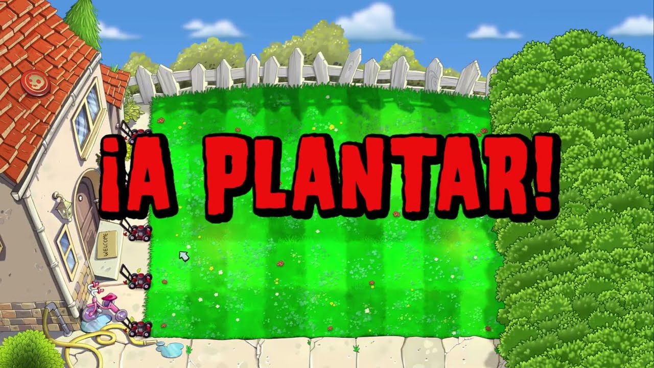 jugando PVZ REPLANTED PERO SIN USAR GIRASOLES (estuvo FACILITO)