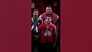 غناء شرارة لاعب المنتخب الاردني 