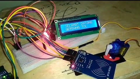 GERBANG TOL OTOMATIS DENGAN RFID BERBASIS ARDUIONO
