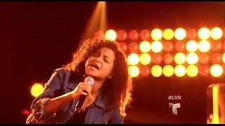 Amanda Mena canta "Because of You" en La Voz Kids