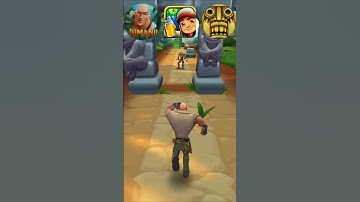 Best Running Game Subway Surfers 🆚 Temple Run 🆚 Jumanji #shorts #short #gaming