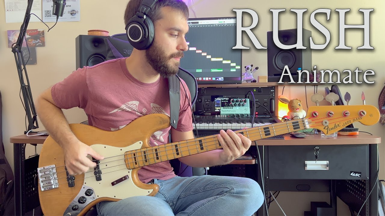 Rush Animate Bass Cover YouTube