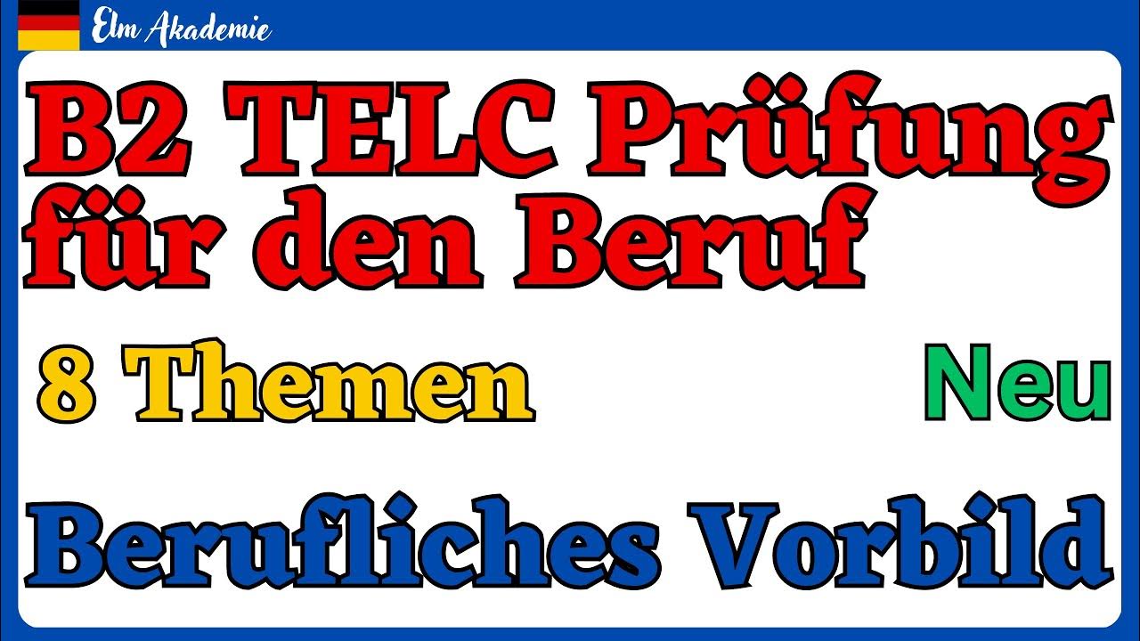 Telc B2 Beruf Prüfung Modelltest Pdf 2023