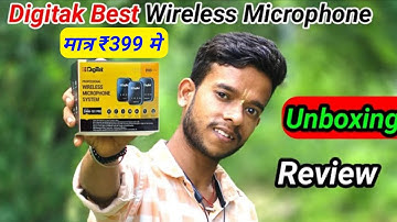 Review | Audio Quality Test & Noise Cancellation in Mini Round Mic | DigiTekWireless Mic (DWM - 116)