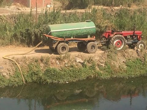 بوابة القليوبية القاء مياه الصرف بترع رى الاراضى بشبين القناطر