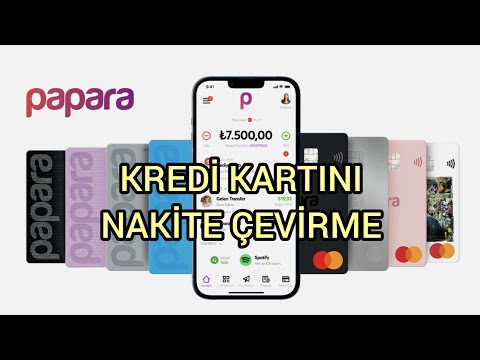 KREDİ KARTINI NAKİT PARAYA ÇEVİRME