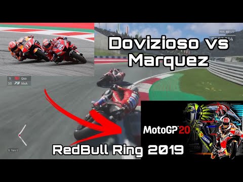 Ducati King of the Ring!! | Dovizioso vs Marquez in Speilberg • 2020 AustrianGP Game Simulation