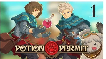 POTION PERMIT Walkthrough Gameplay Part 1 - Moonbury Town and Healing Rue (No Commentary)