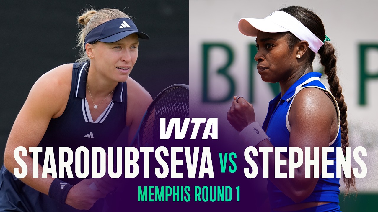 Yuliia Starodubtseva vs. Sloane Stephens | 2026 Memphis Round 1 | WTA Match Highlights