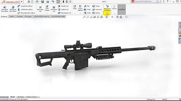 Gun modeling tutorial in Solidworks - Step by step | Solidworks share