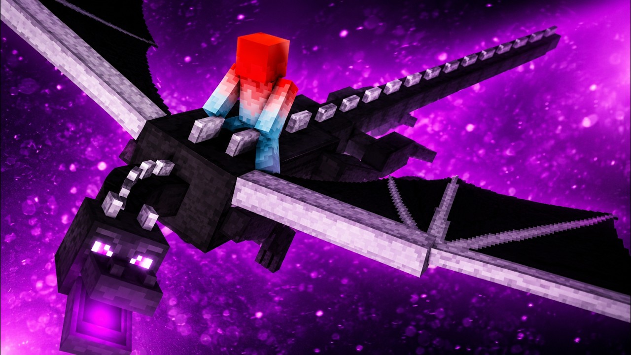 Minecraft but my Friend is the Ender Dragon - YouTube