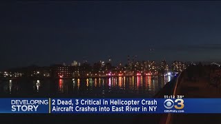 2 Killed, 3 Critically Injured In NYC Helicopter Crash