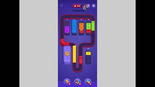 Loop master color jam sort level 153  solution for gameplay