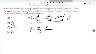 AP Physics 1 Unit 3 Practice Problem 3